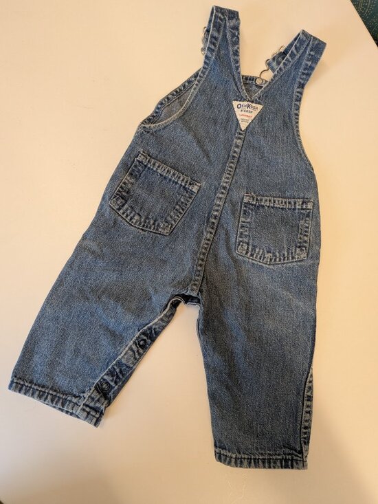 OshKosh B'gosh Other - VTG 1980s OshKosh B'Gosh Denim Vestbak Overalls - Made in USA (Size 12M)